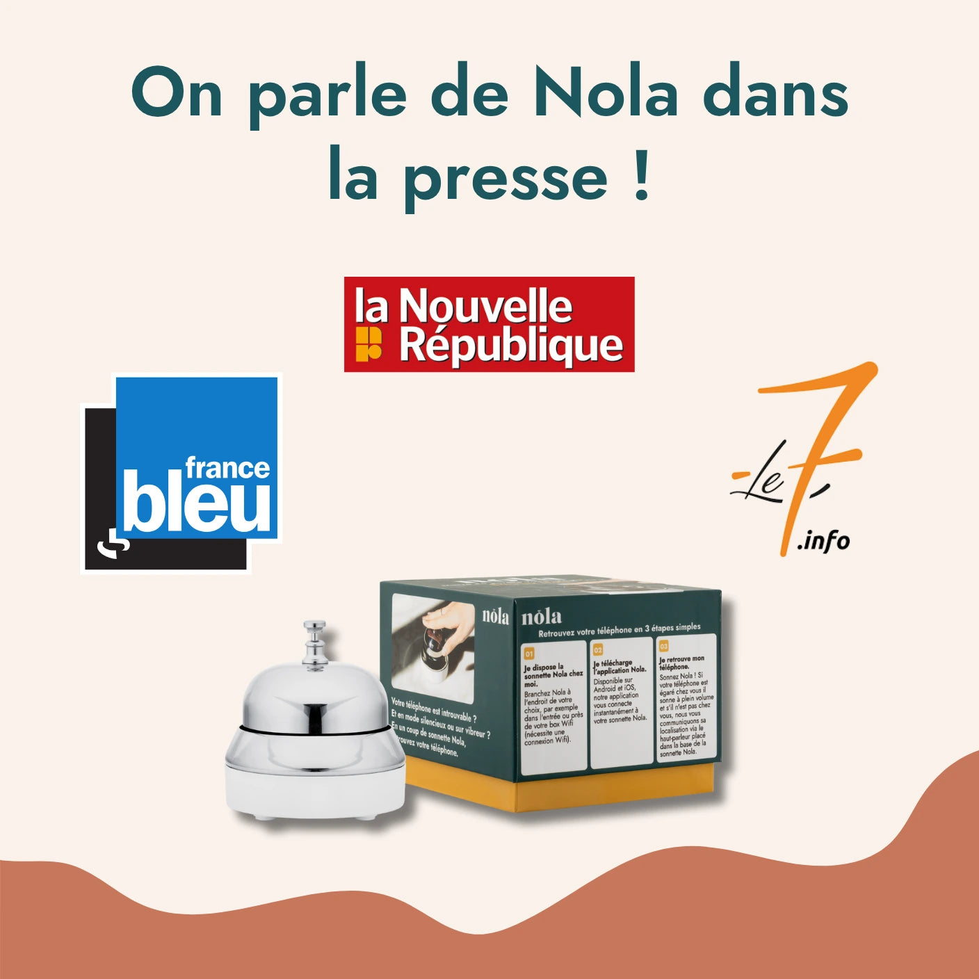 Retrouvez votre téléphone en un instant avec Nola !